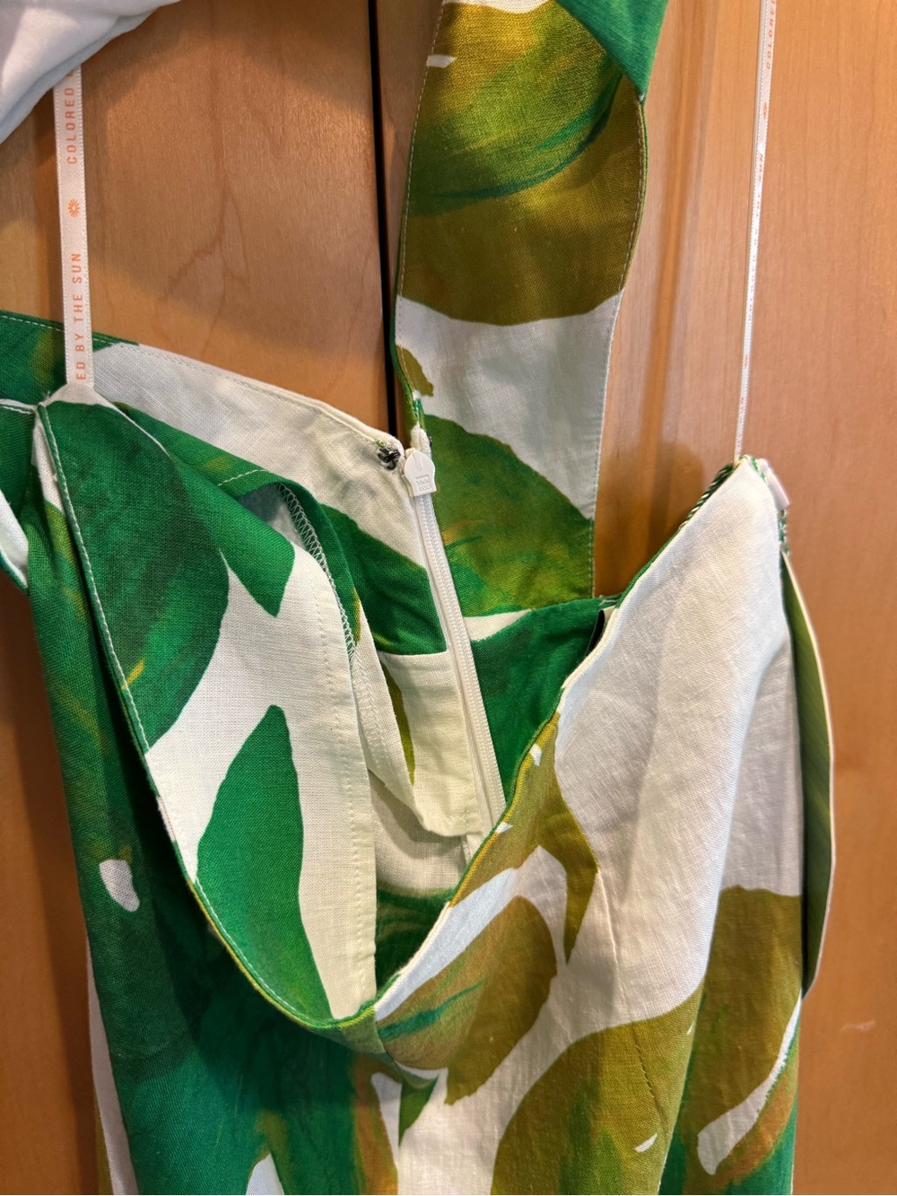 Farm Rio Monstera One-Shoulder Wide-Leg Jumpsuit - Picture 8 of 12